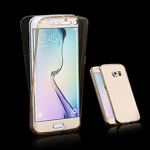 

Кейс для Назначение SSamsung Galaxy Кейс для Samsung Galaxy Прозрачный Чехол Однотонный ТПУ для A3 (2017) / A5 (2017) / A7 (2017)