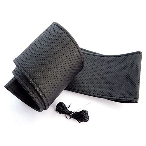 

ZIQIAO Steering Wheel Covers Microfiber Black / Beige / Gray For universal