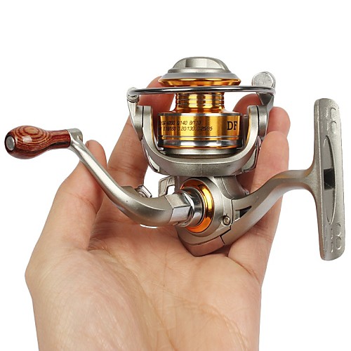

Fishing Reel Spinning Reel / Ice Fishing Reels 5.2:1 Gear Ratio 5 Ball Bearings for Sea Fishing / Ice Fishing / Spinning - DF150
