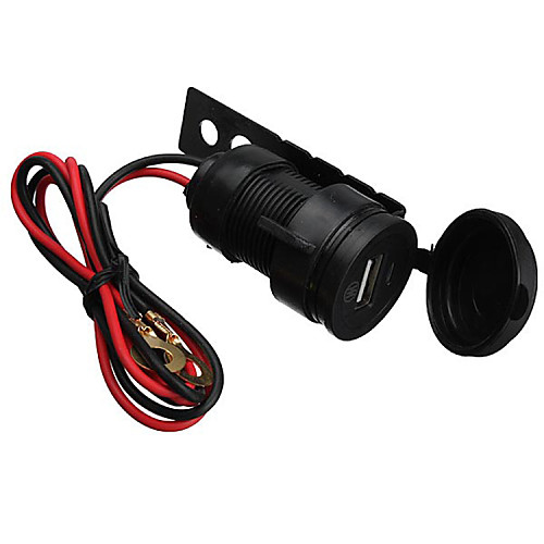 

Iztoss 12V Motorcycle Phone USB Charger Power Adapter Waterproof