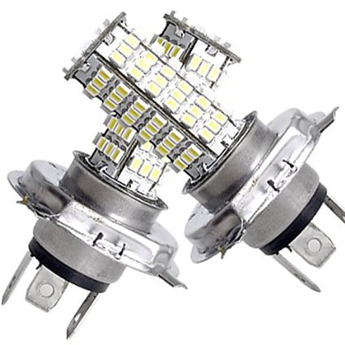 

2pcs H4 Автомобиль Лампы SMD 3528 3200 lm 120 Светодиодная лампа Налобный фонарь Назначение