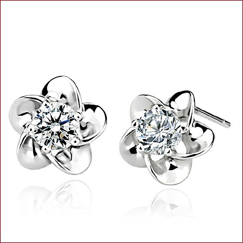 

Women's Stud Earrings Ladies Sterling Silver Jewelry For Wedding Party Daily