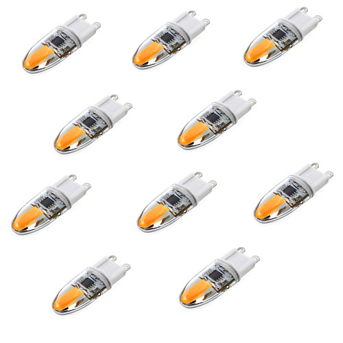 

10PCS G9 600LM LED Bi-pin Lights COB Warm White Cool White Led Corn Bulb Chandelier Lamp AC 220-240 V