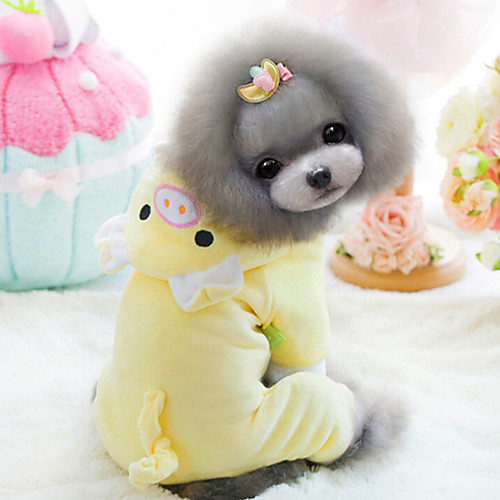 

Dog Costume Coat Outfits Cosplay Fashion Halloween Winter Dog Clothes Puppy Clothes Dog Outfits Yellow Costume for Girl and Boy Dog Cotton XS S M L XL