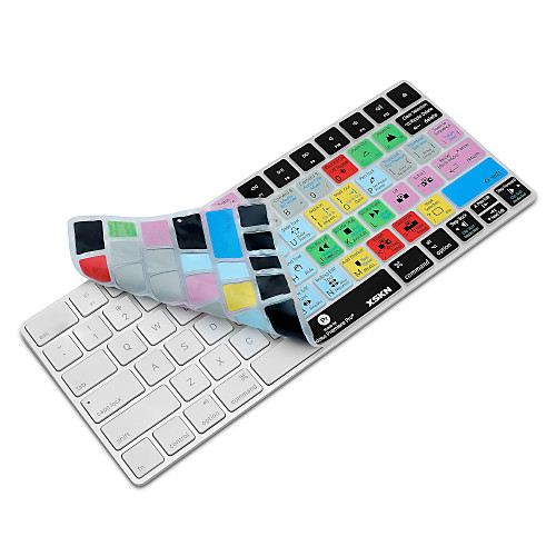 

XSKN Premiere Pro CC Shortcut Keyboard Cover Silicone Skin for Magic Keyboard 2015 Version, US Layout