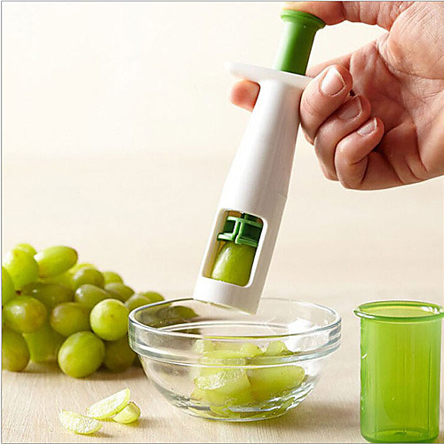 

Grape Tomato Cherry Slicer Kitchen Vegetable Fruit Cutter Tool Auxiliary Baby Food