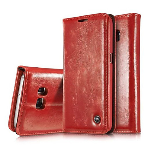 

Phone Case For Samsung Galaxy Full Body Case S8 Plus S8 S7 edge S7 S6 edge plus S6 edge S6 S5 Wallet Card Holder with Stand Solid Colored PU Leather