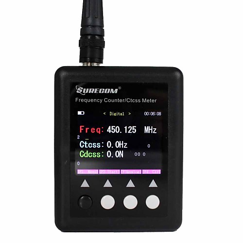 

SF401 Plus 27Mhz-3000Mhz Radio Portable Frequency Counter meter with CTCCSS/DCS Decoder