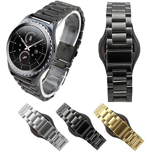 

Smart Watch Band for Samsung Galaxy 1 pcs Classic Buckle Stainless Steel Replacement Wrist Strap for Gear S2 Classic