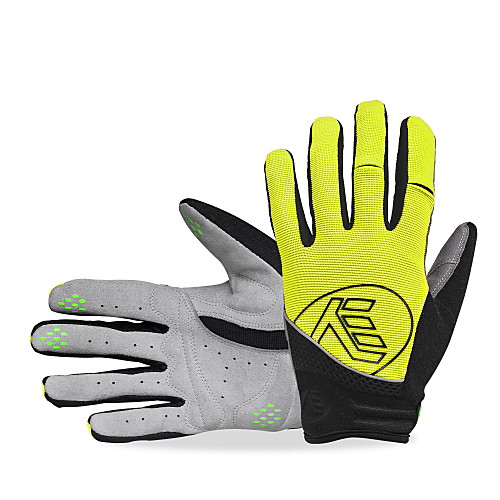 

Nuckily Winter Bike Gloves / Cycling Gloves Mountain Bike Gloves Mountain Bike MTB Breathable Anti-Slip Sweat-wicking Protective Full Finger Gloves Sports Gloves Mesh Terry Cloth Black Grey Green for