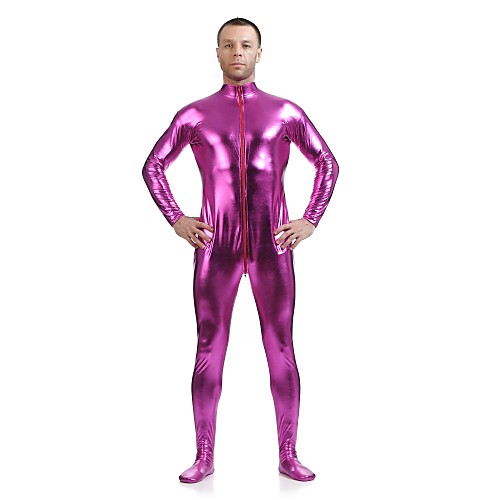

Shiny Zentai Suits Ninja Spandex Cosplay Costumes Solid Colored Halloween / Leotard / Onesie