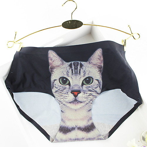 

Women's Animal Shaping Panty High Cotton Blue