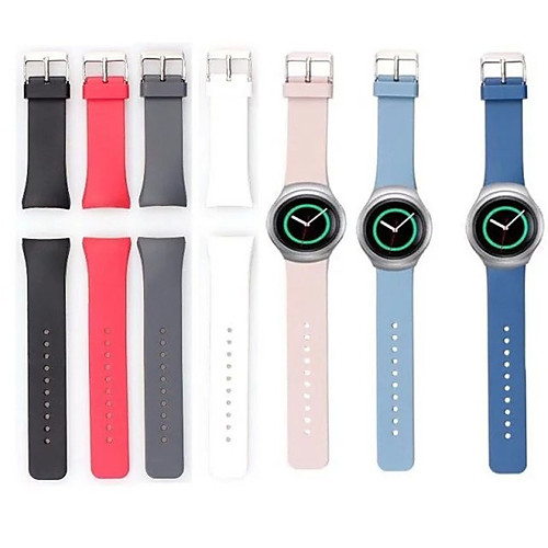 

Smart Watch Band for Samsung Galaxy 1 pcs Sport Band Silicone Replacement Wrist Strap for Gear S2