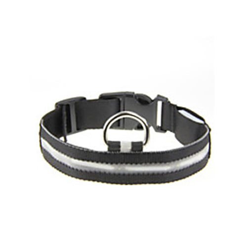 

Dog Collar Waterproof LED Lights Nylon White Yellow Red Blue Pink