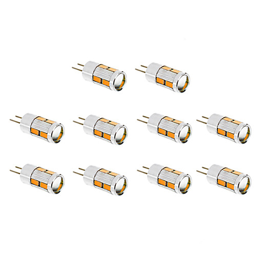 

1.5 W LED Corn Lights 130-150 lm G4 T 10 LED Beads SMD 5730 Warm White Cold White 12 V / 10 pcs
