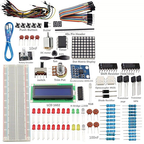 

Project Super Starter Kit for Arduino UNO R3 Mega2560 Mega328 Nano