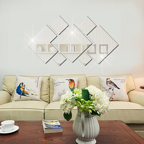 

Fashion / Fantasy / 3D Wall Stickers Mirror Wall Stickers Decorative Wall Stickers, Vinyl Home Decoration Wall Decal Wall Decoration / Washable / Removable