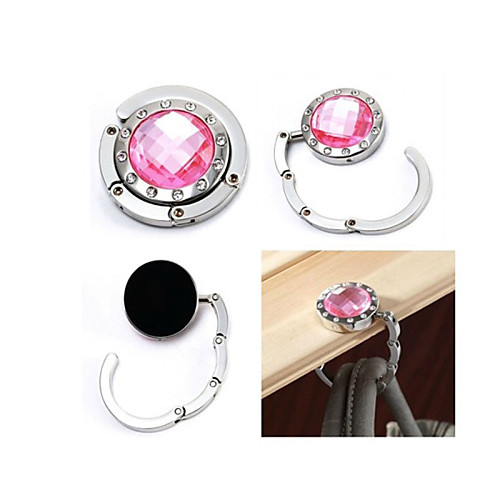 

Multicolour Crystal Foldable Bag Purse Hook Handbag Hanger Holder