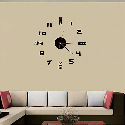 

Antique / Casual / Modern Contemporary Acrylic Round / Rectangular / Square Novelty / Dome / Hourglass Indoor / Outdoor / Indoor AAA Decoration Wall Clock Analog No / Digital / Quartz Movement