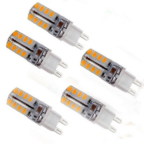 

5pcs 3 W LED Corn Lights 250-300 lm G9 T 32 LED Beads SMD 2835 Decorative Warm White 220-240 V / 5 pcs / RoHS