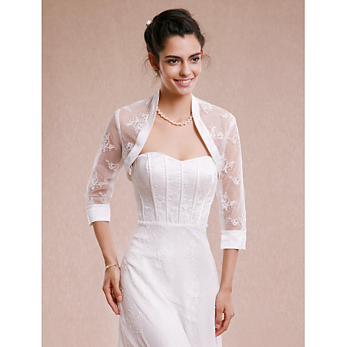 

Shrugs Lace Wedding / Party Evening Women's Wrap With Lace