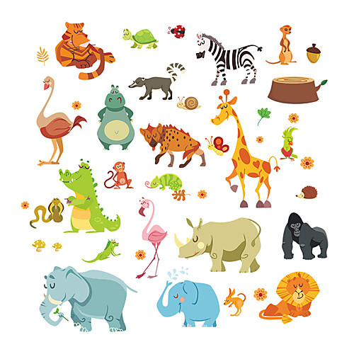 

Cartoon Wall Stickers Kids Room & kindergarten, Removable Vinyl Home Decoration Wall Decal 3060cm