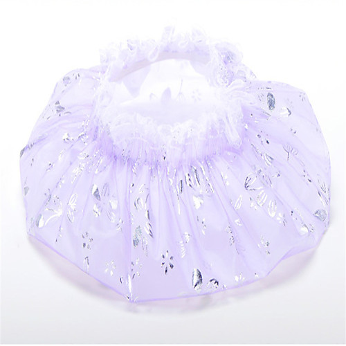 

Double Waterproof Shampoo Ladies Fashion Shower Cap Bath Hair