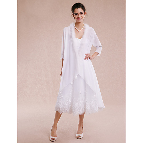 

Coats / Jackets Chiffon Wedding / Party Evening Wedding Wraps With
