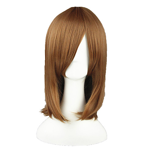 

Cosplay Wigs Shirobako Lyserg Diethel Brown Medium Anime Cosplay Wigs 45 CM Heat Resistant Fiber Male / Female