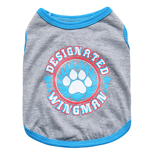 

Shirt / T-Shirt Puppy Clothes Floral Botanical Fashion Dog Clothes Puppy Clothes Dog Outfits Breathable Red Blue Costume for Girl and Boy Dog Cotton XS S M L