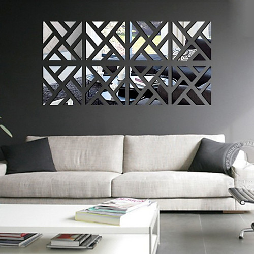 

Leisure Wall Stickers Mirror Wall Stickers Decorative Wall Stickers, Vinyl Home Decoration Wall Decal Wall Decoration / Removable