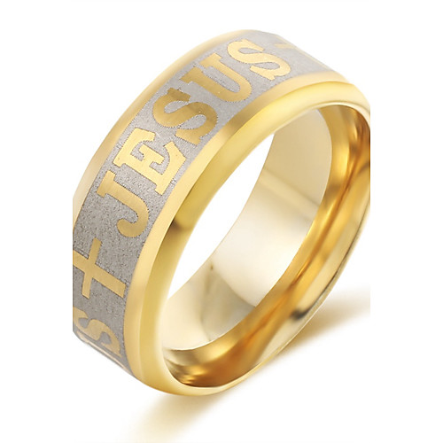 

Band Ring Golden Silver Fashion Vintage 6 7 8 9 / Women's / Men's / Crystal