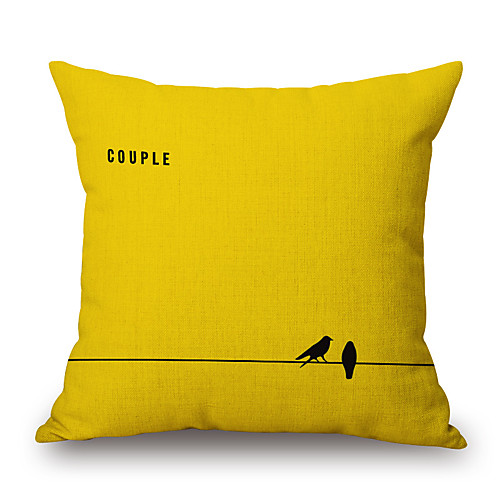 

pcs Cotton / Linen Pillow Cover, Textured Quotes & Sayings Casual Modern Contemporary Accent / Decorative