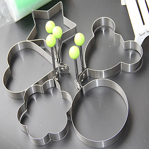 

Stainless Steel DIY Mold Kitchen Utensils Tools Egg 1 set