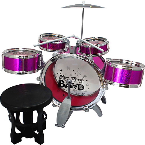 

Child Intelligence Simulation Jazz Drum Rack Drum Percussion Musical Instrument Toy With Seat