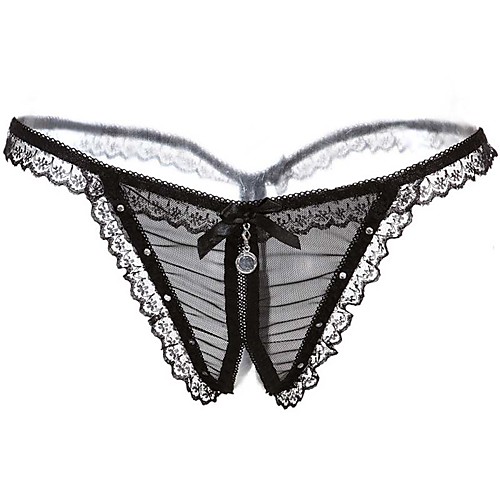 

Women's Lace Trims Patchwork G-strings & Thongs Panties / Ultra Sexy Panty Low Waist Erotic Red One-Size