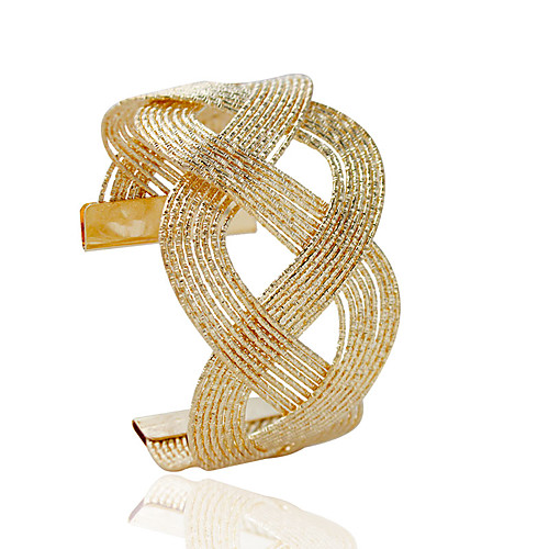 

Women's Cuff Bracelet Fashion Alloy Bracelet Jewelry Golden / Silver For