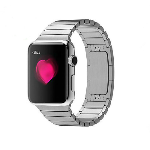 

Watch Band for Apple Watch Series 5/4/3/2/1 Apple Butterfly Buckle Stainless Steel Wrist Strap