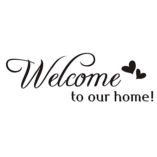 

People / Fashion / Words & Quotes Wall Stickers, PVC(PolyVinyl Chloride) Home Decoration Wall Decal Wall Decoration / Removable / Re-Positionable 7425cm