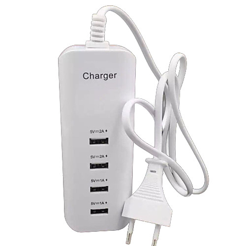 

Зарядное устройство для дома Зарядное устройство USB Евро стандарт Несколько портов 4 USB порта 2 A / 1 A для