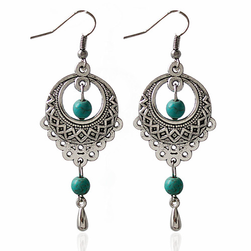 

Women's Hoop Earrings Fashion Earrings Jewelry Green For Wedding