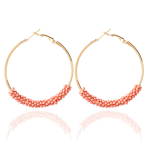 

Women's Drop Earrings Hoop Earrings Fashion Earrings Jewelry Rainbow / White / Black For Wedding 1pc