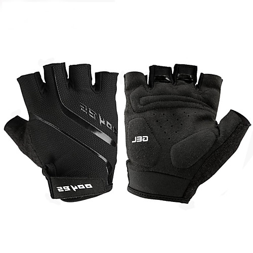 

Bike Gloves / Cycling Gloves Mountain Bike Gloves Mountain Bike MTB Road Bike Cycling Anti-Slip Breathable Padded Wearproof Fingerless Gloves Half Finger Sports Gloves Leather Mesh Silicone Gel Black