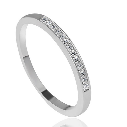 

Band Ring Silver Alloy Fashion 6 7 8 9 / Women's / Wedding / Party / Daily / Casual