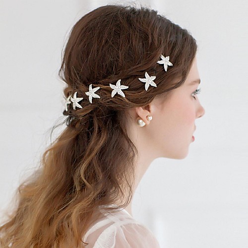 

Alloy Flowers / Headwear / Hair Tool with Floral 1pc Wedding / Special Occasion / Casual Headpiece