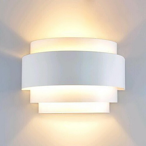 

Outdoor Flush Mount Wall Lights 60W Pathway Metal Semicircle Wall Light Modern Contemporary 110-120V 220-240V