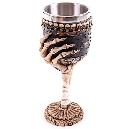 

Halloween Party Halloween Skeleton Party Gift Barware 3D Claws Skull Goblet Personality Cup Glassware