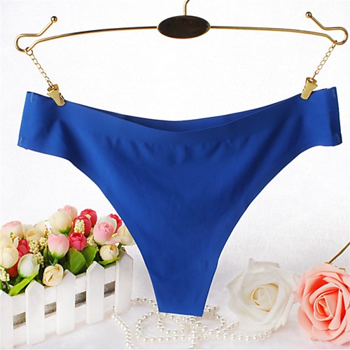

Women's Solid Colored G-strings & Thongs Panties Natural Fuchsia M