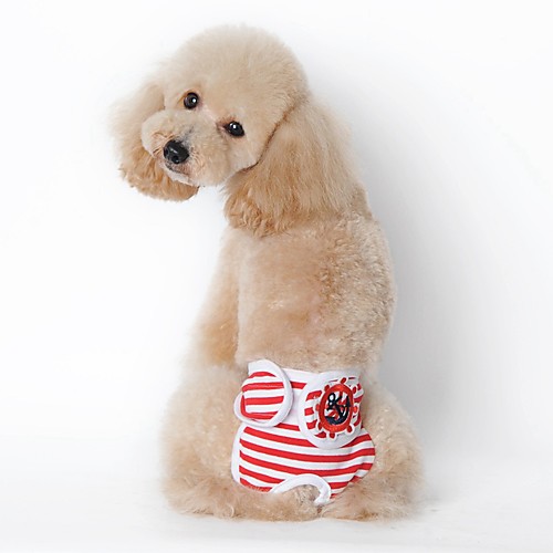 

Dog Pants Dog Clothes Sailor Black Red Blue Cotton Costume For Spring & Fall Summer Men's Women's Casual / Daily