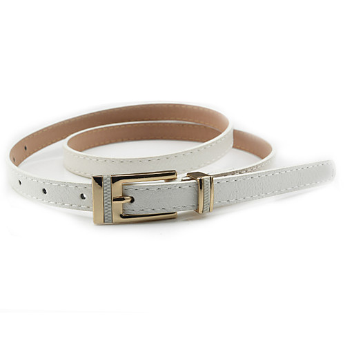 

Women's Party / Work / Casual Skinny Belt - Solid Colored / Cute / Spring / Summer / Fall / Winter